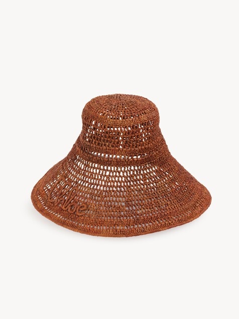 The Chlo&eacute; Raffia capeline hat