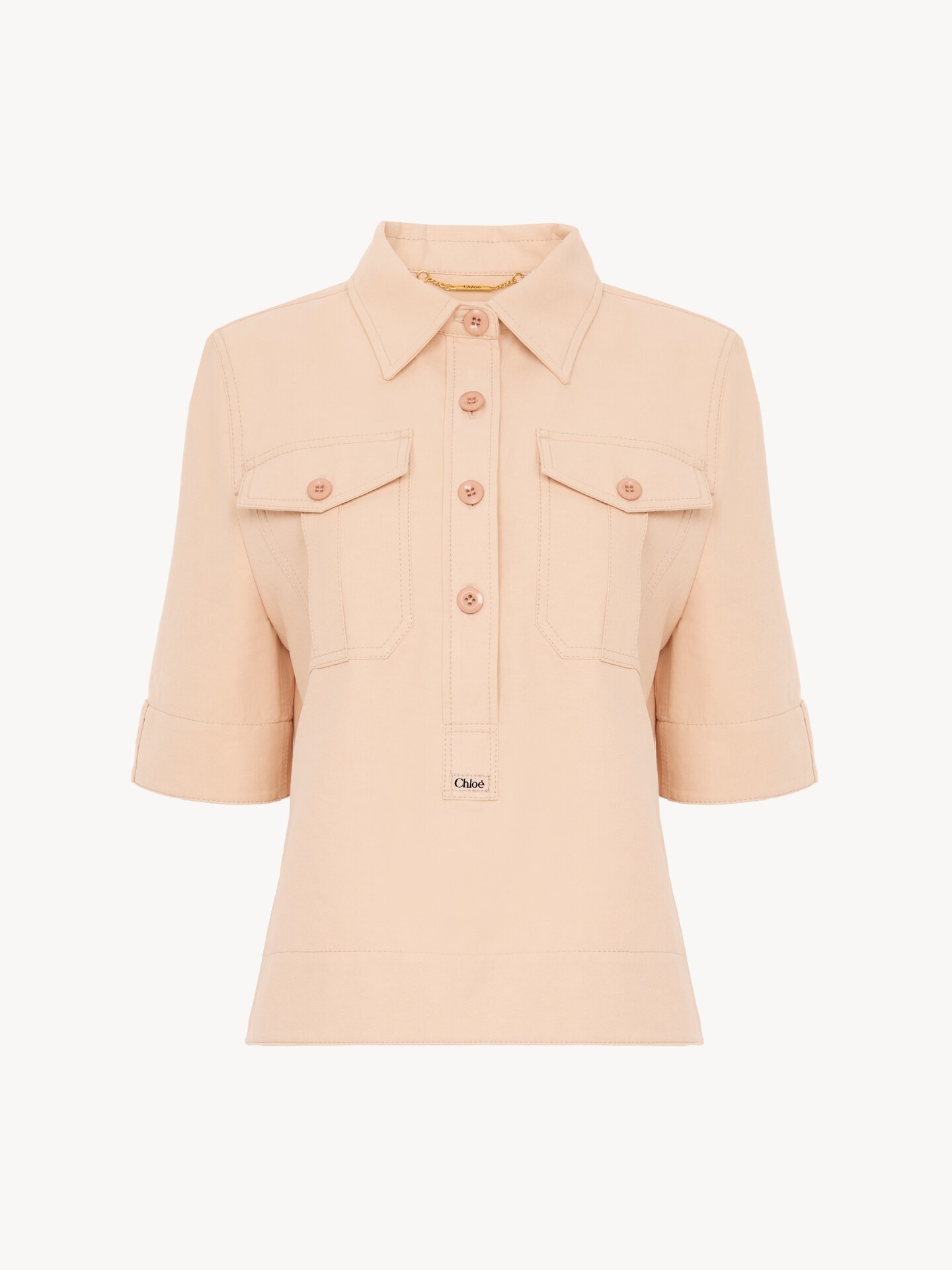 Polo shirt in cotton gabardine - 2