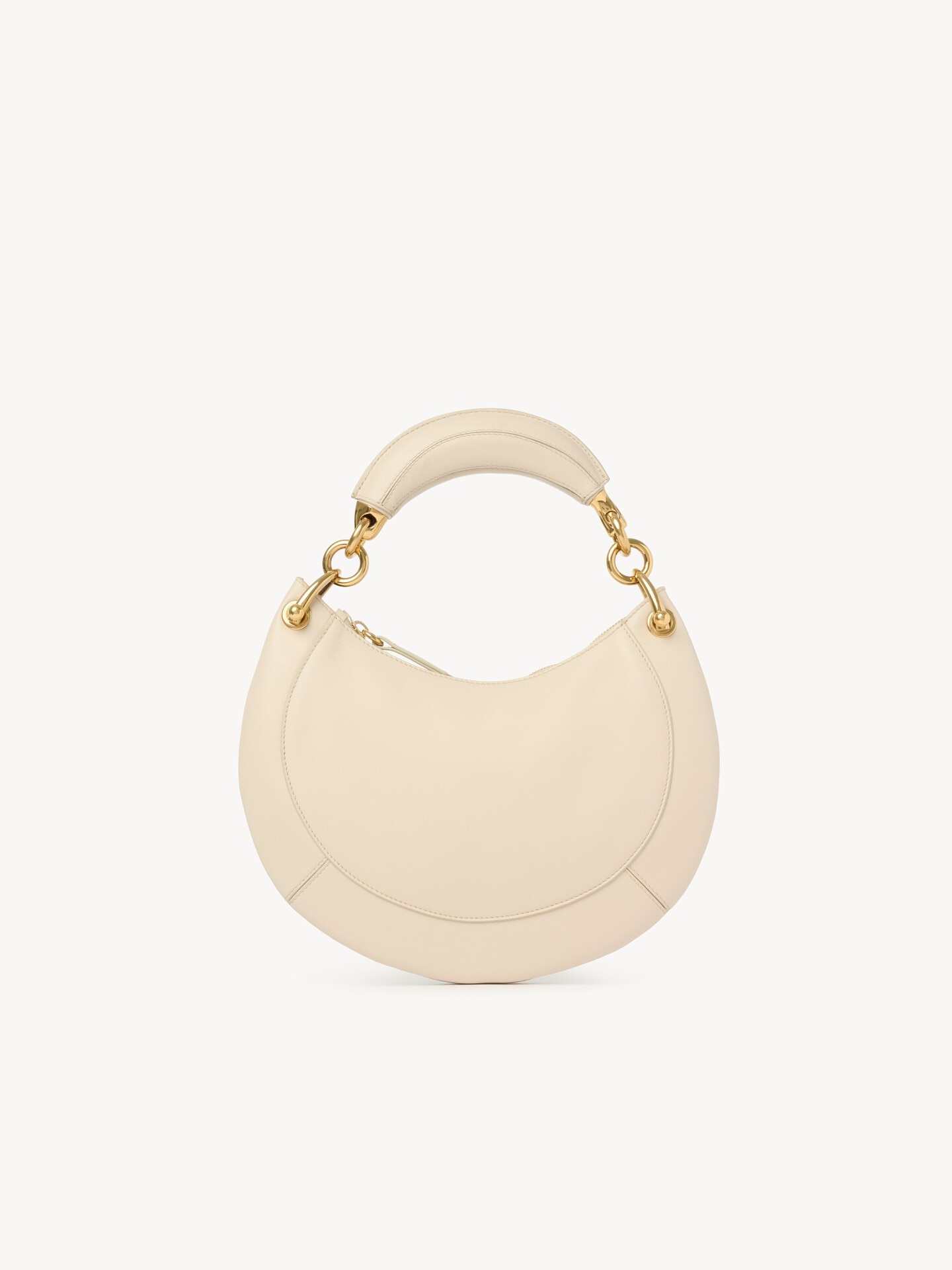 Small Chlo&eacute; Banana zipped hobo bag in soft leather - 4