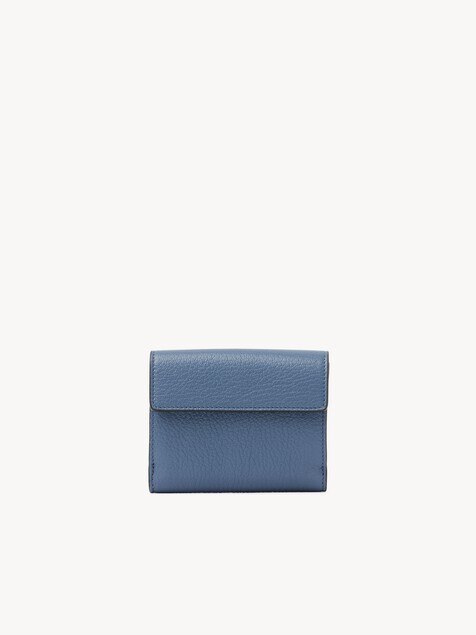 Small Envelope tri-fold in grained leather