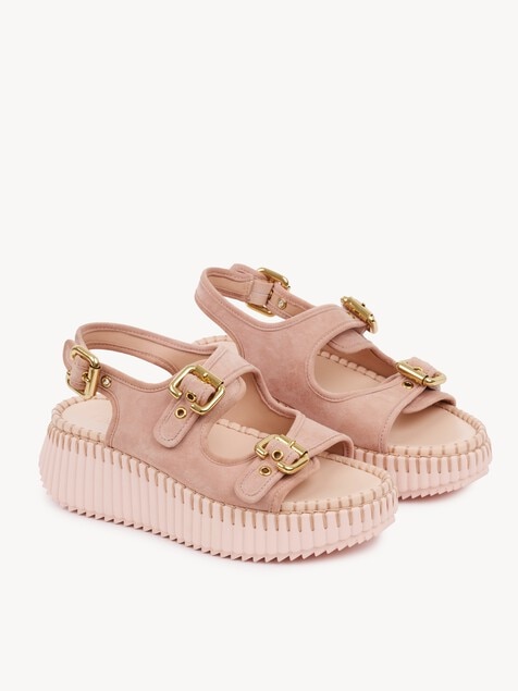 Sandalias con cu&ntilde;a Nama