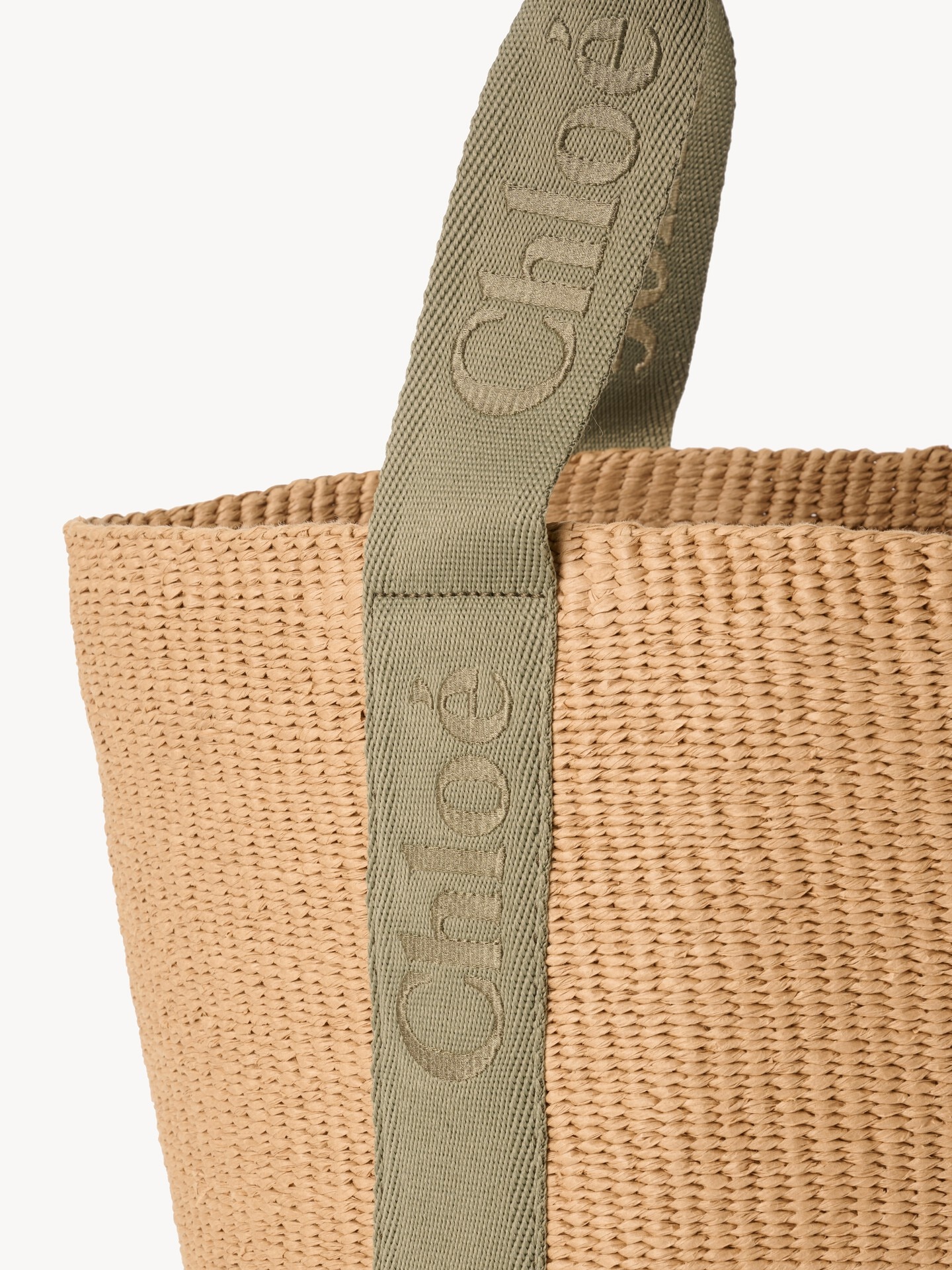 Large Woody basket in natural fibres - 6