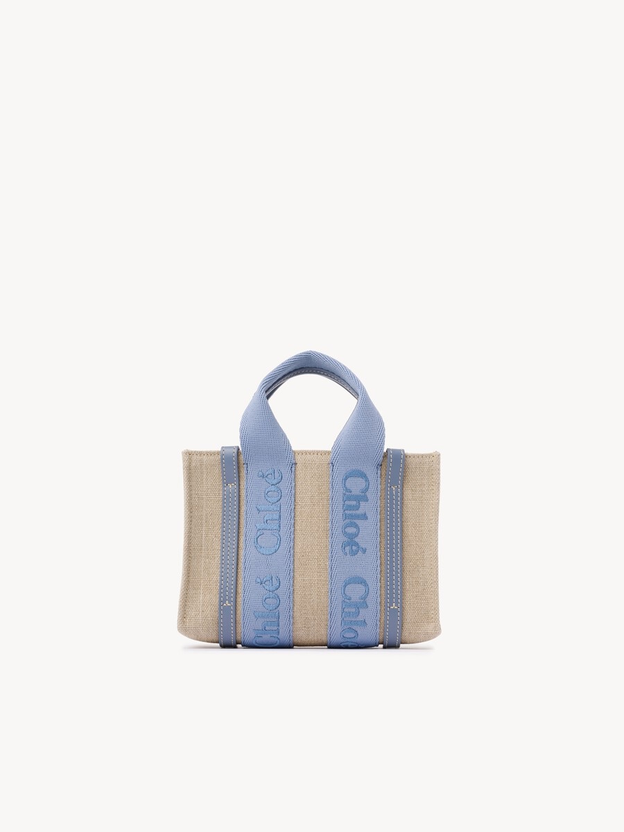 Minibolso tote Woody de lino - 4