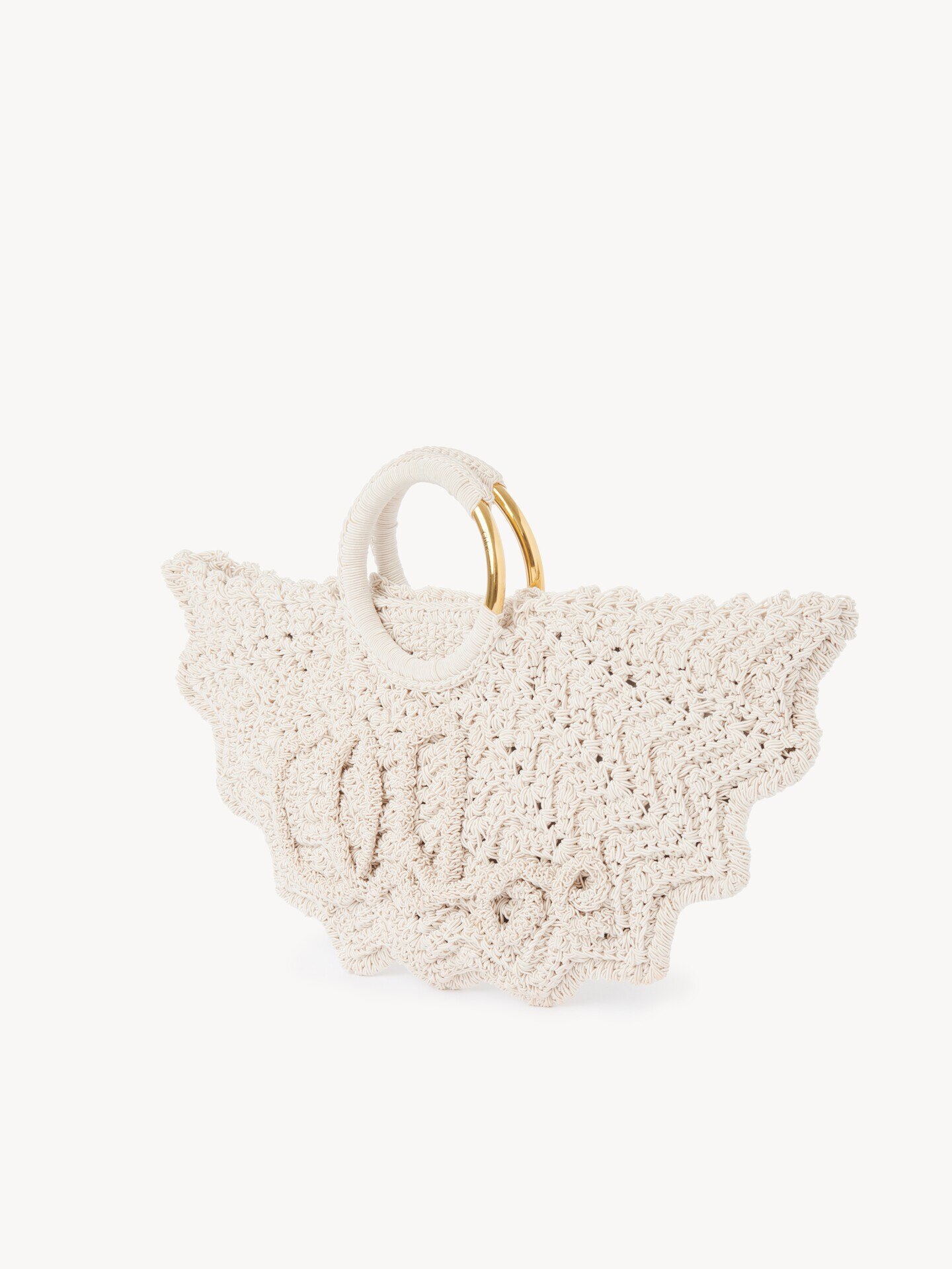 Bolso tote peque&ntilde;o Bracelet Paravent de croch&eacute; - 4