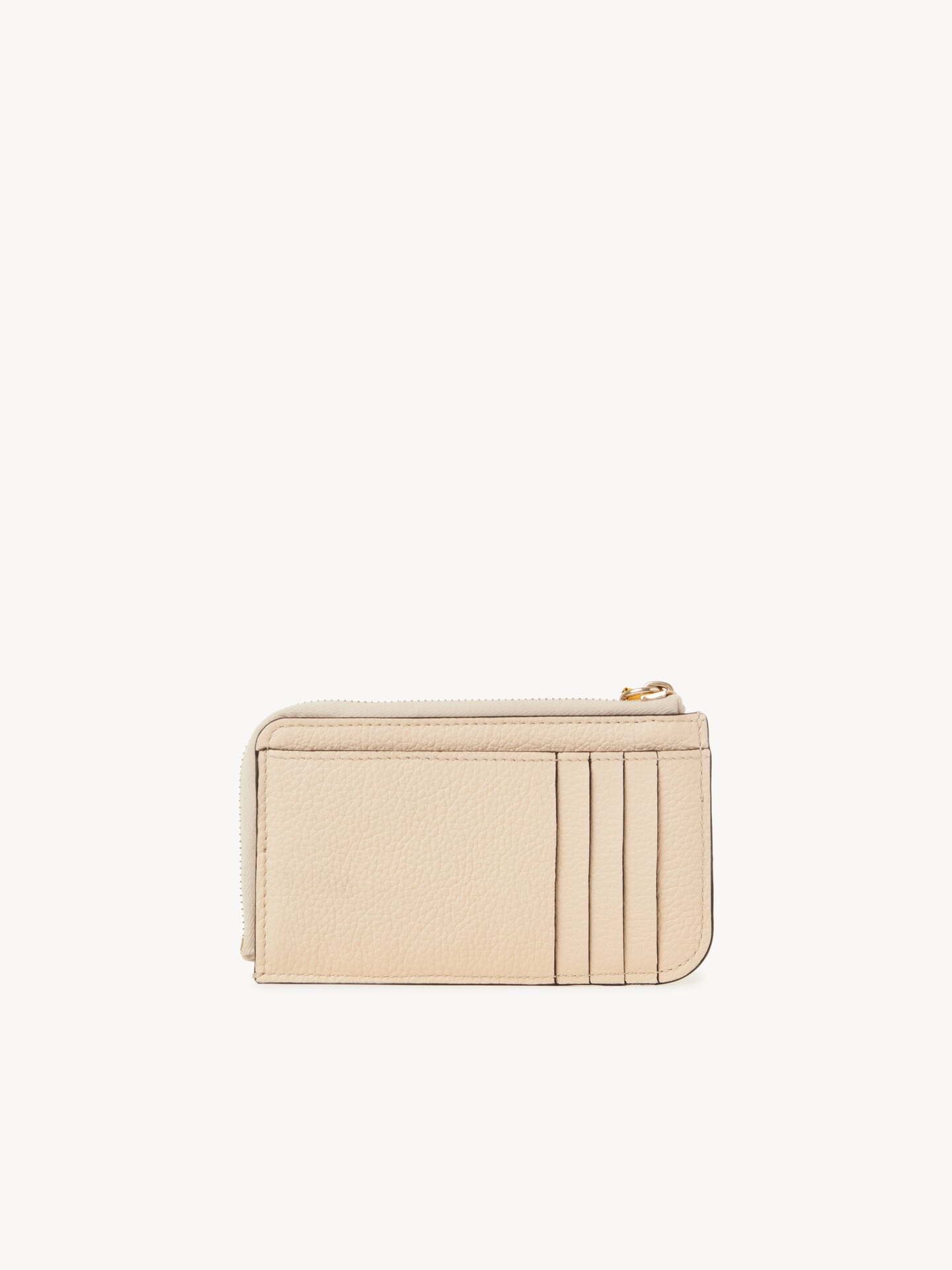 Alphabet wallet in grained leather - 4