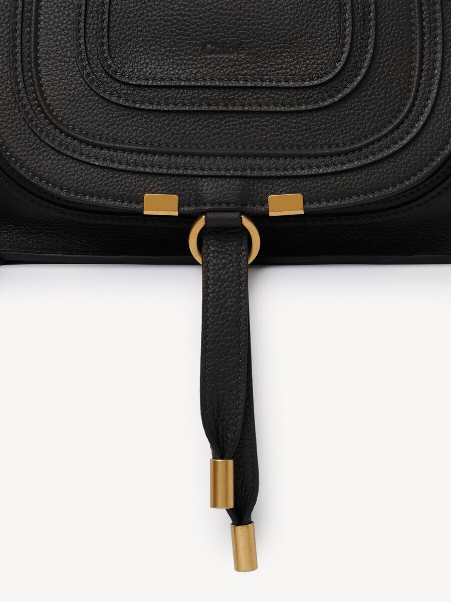 Small Marcie bag in grained leather - 10
