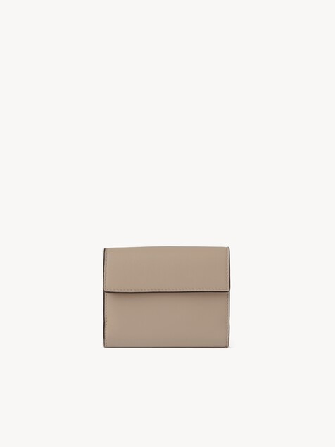 Small Envelope tri-fold in grained leather