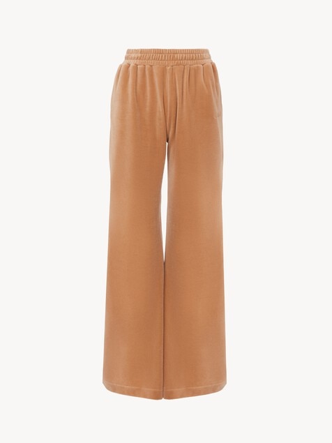 Pantalon de surv&ecirc;tement large en velours