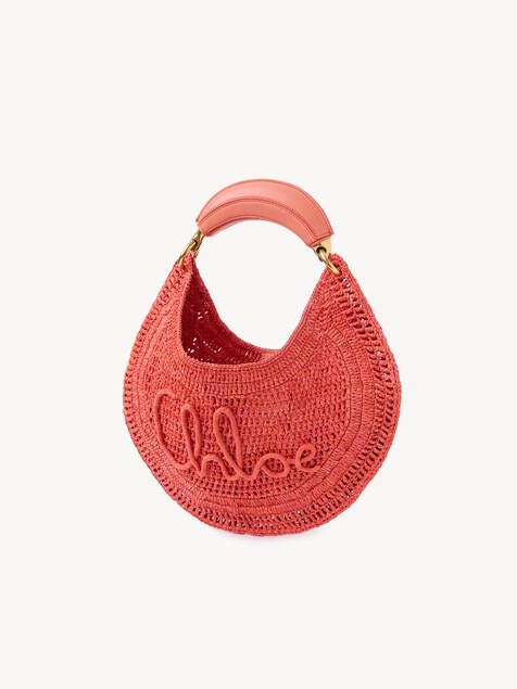 Summer Banana hobo bag in raffia