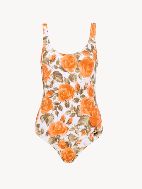 Maillot de bain une pi&egrave;ce &agrave; imprim&eacute; roses