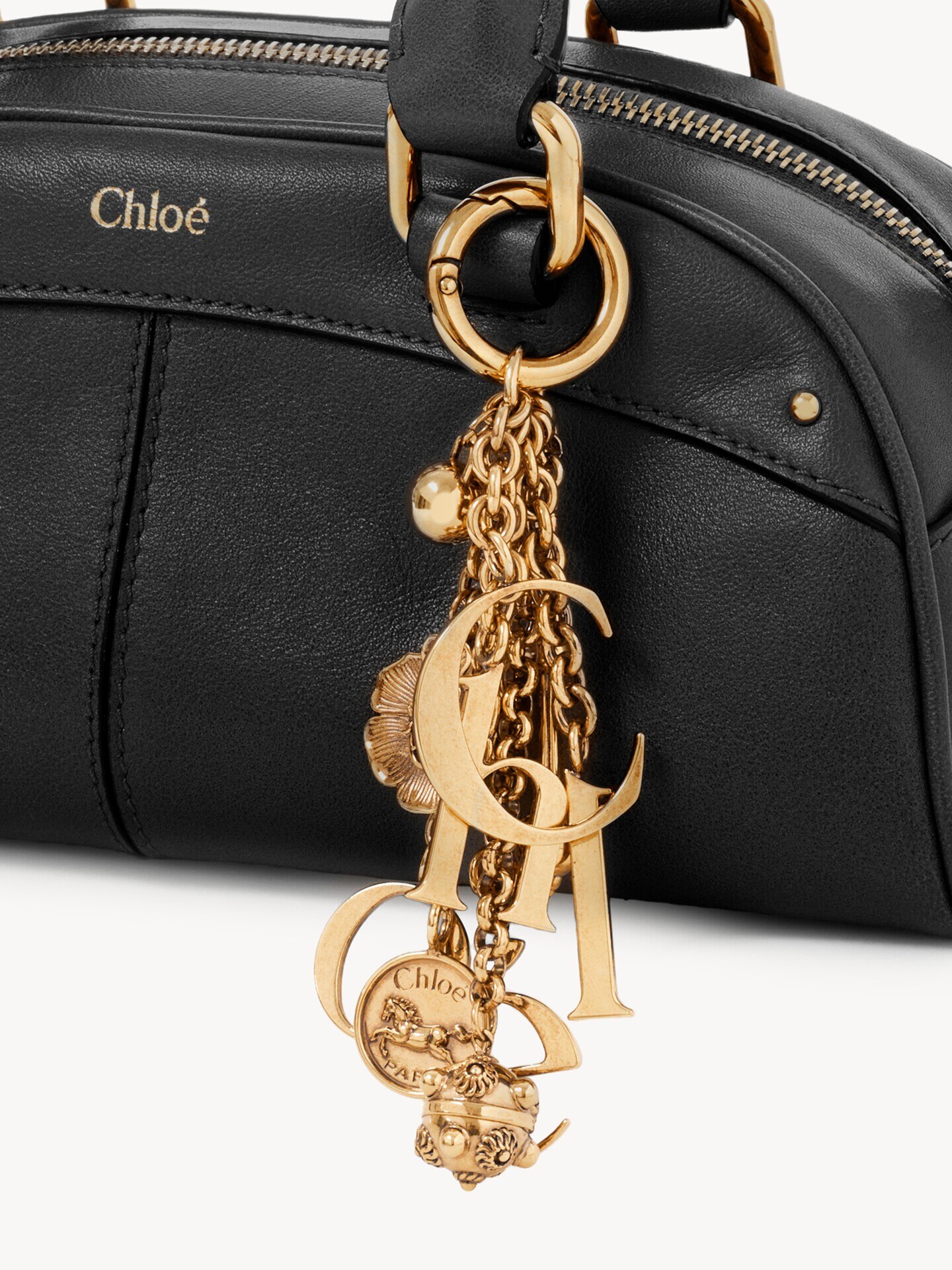 Small Chlo&eacute; bowling bag in soft leather - 6