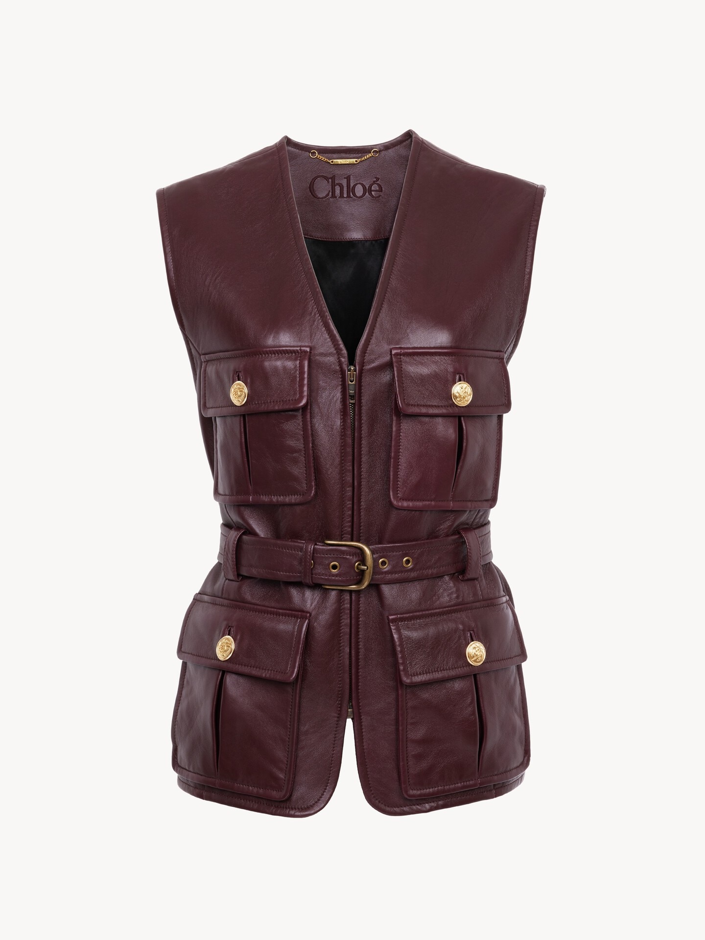 Funktionsweste aus Leder - 2