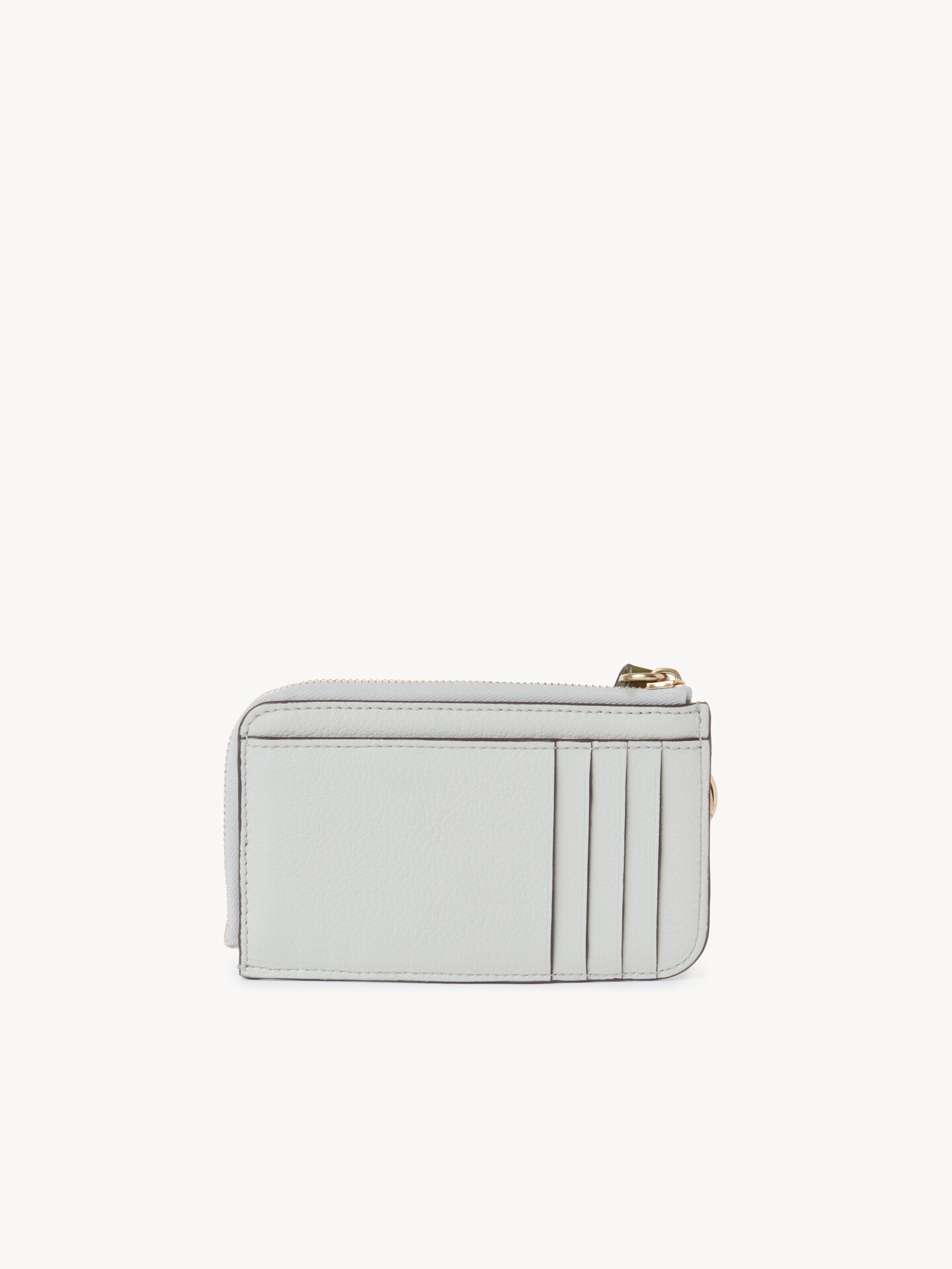 Alphabet wallet in grained leather - 4