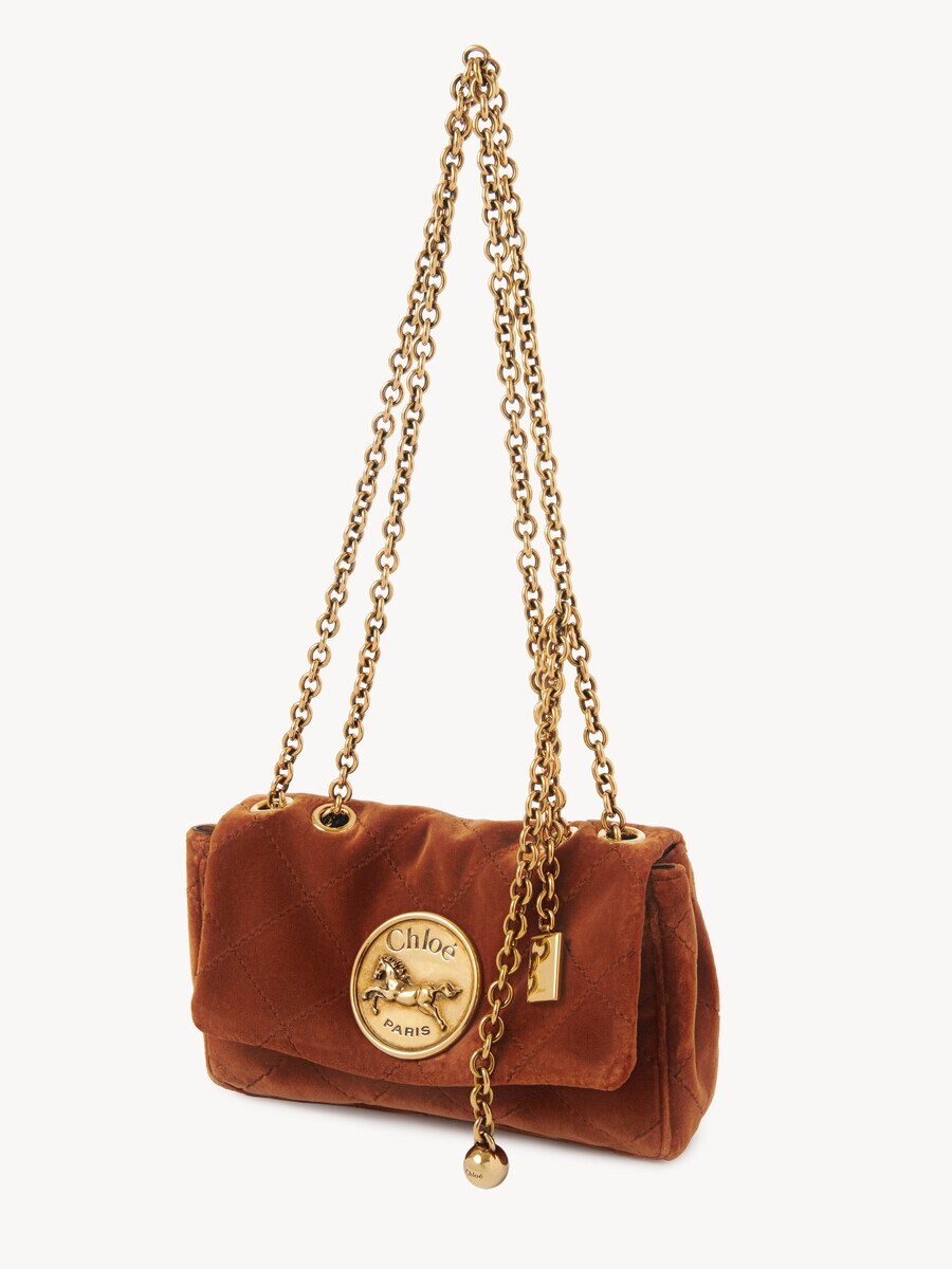 Kleine Chlo&eacute; Heritage Schultertasche aus Samt - 4