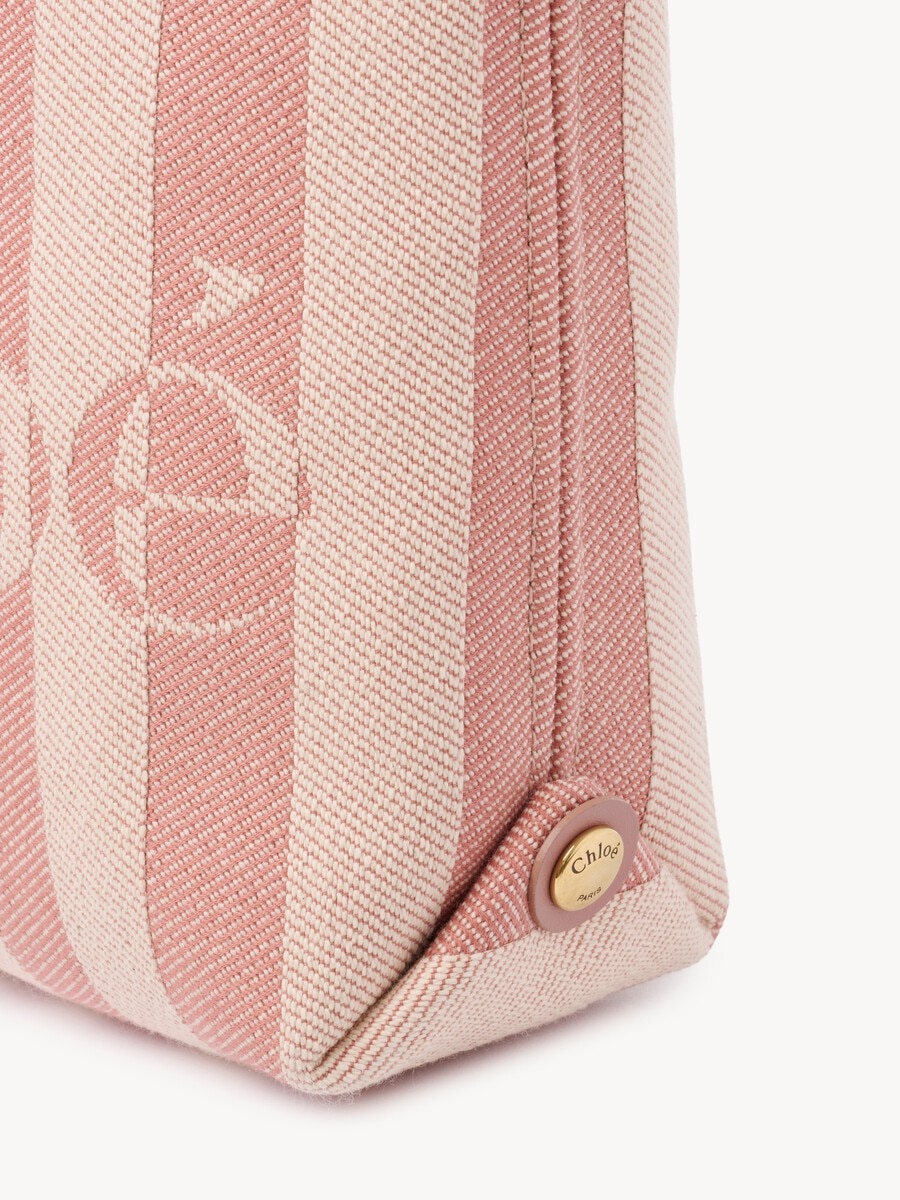 Mini Chlo&eacute; Stripy tote bag in jacquard - 7