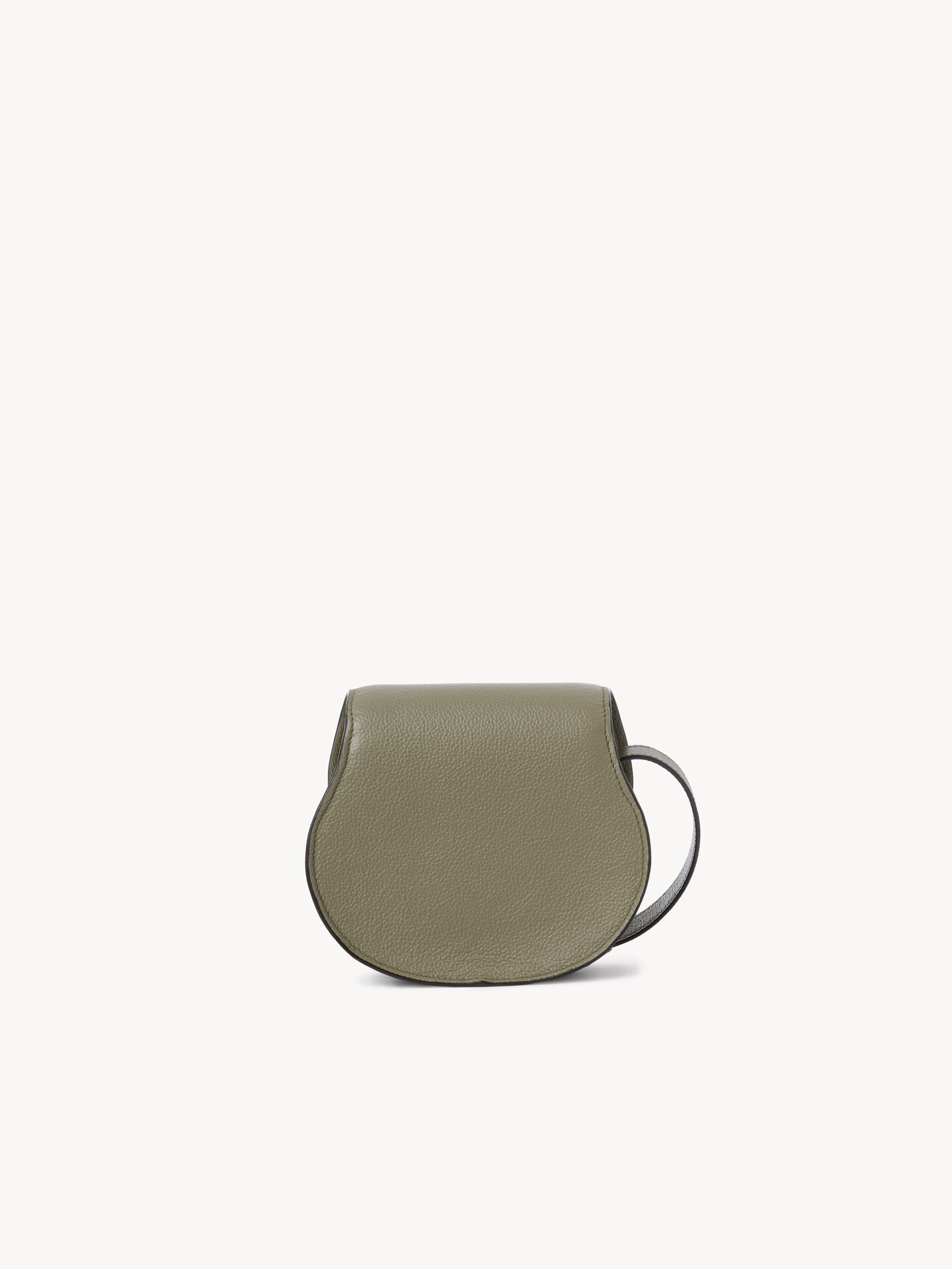 Small Marcie saddle bag in grained leather - 5