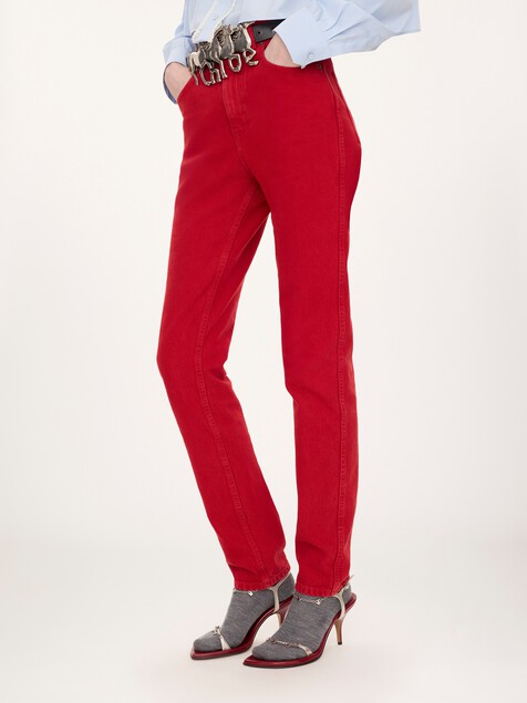 Slim jeans in denim