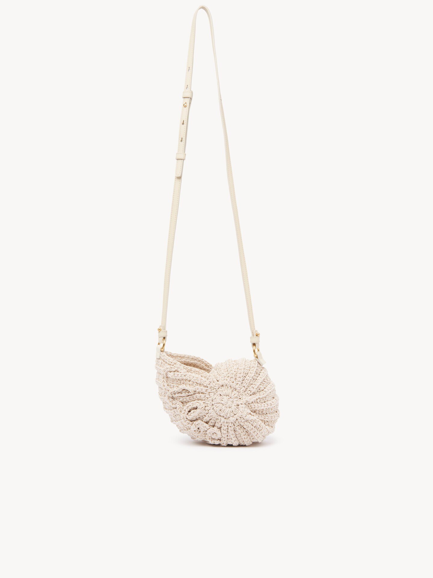 Borsa a tracolla Sea Treasures all'uncinetto Deep Ivory Chloé