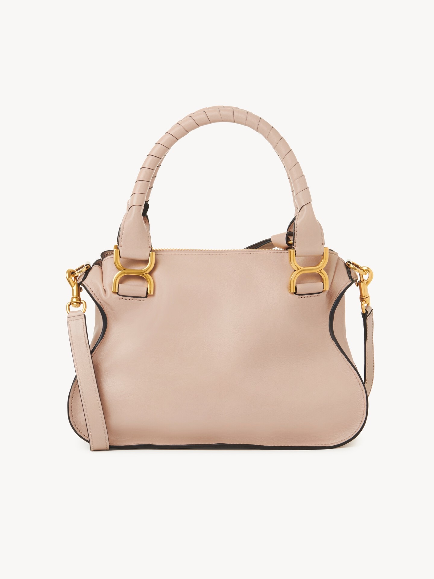 Kleine Marcie Tasche aus gl&auml;nzendem Leder - 5