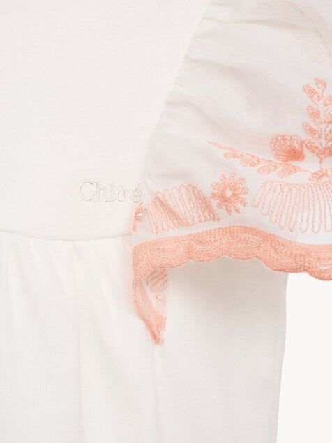Baby puff-sleeve dress