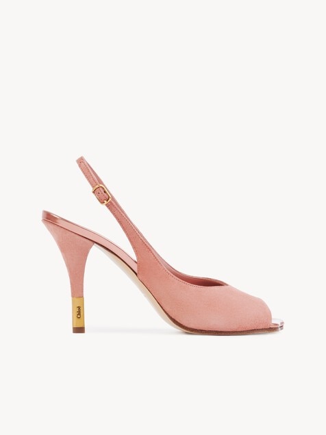 Heeled Flower Sandal