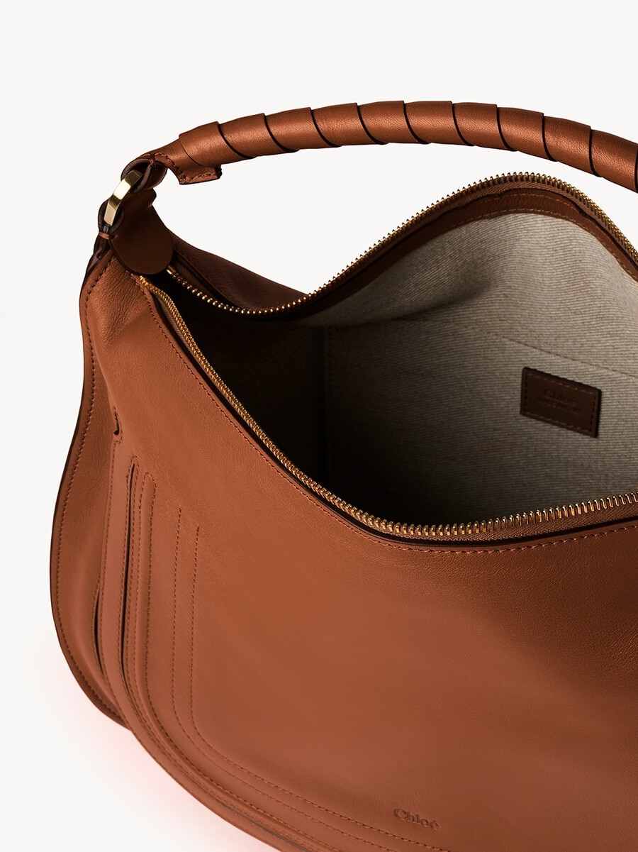 Marci Schultertasche aus weichem Leder - 5
