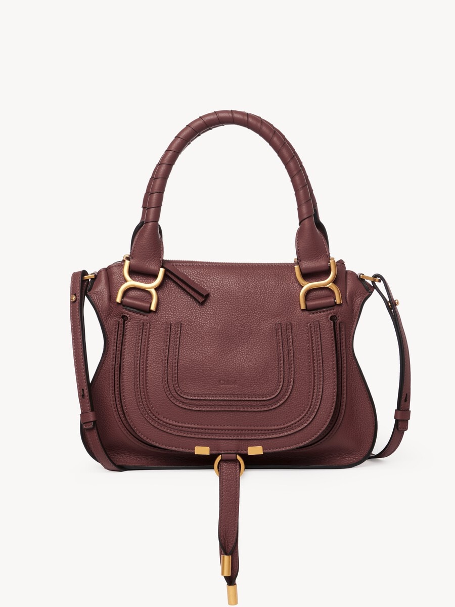 Small Marcie bag in grained leather - 1