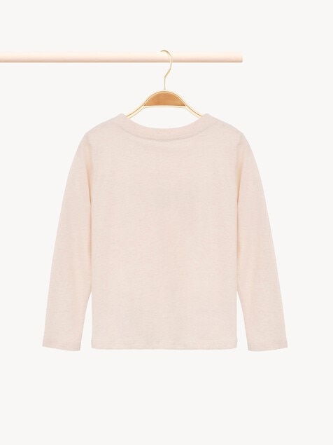 Kids' long-sleeve logo top
