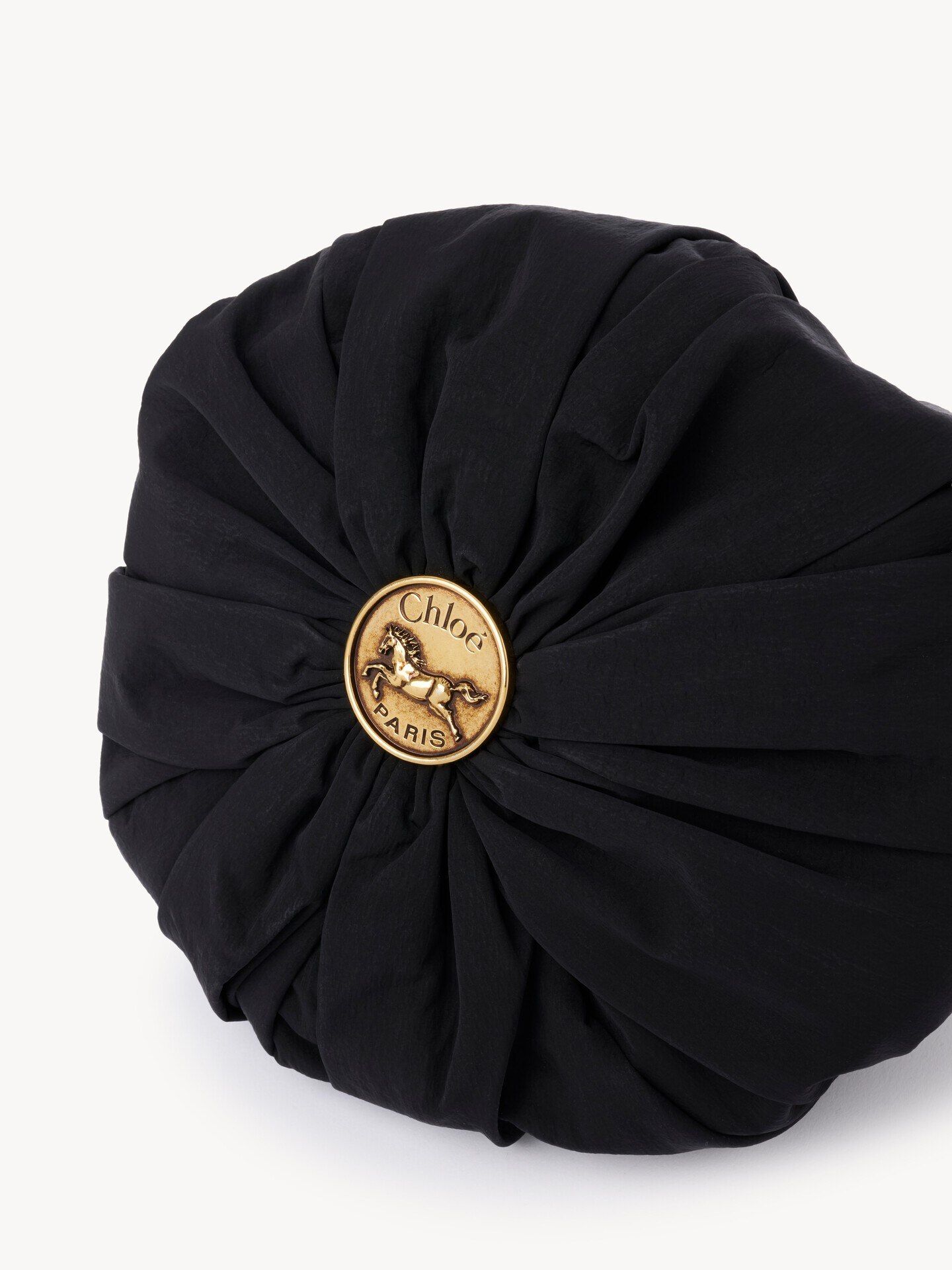 Chlo&eacute; Pliss&eacute; shoulder bag with chain in nylon - 7