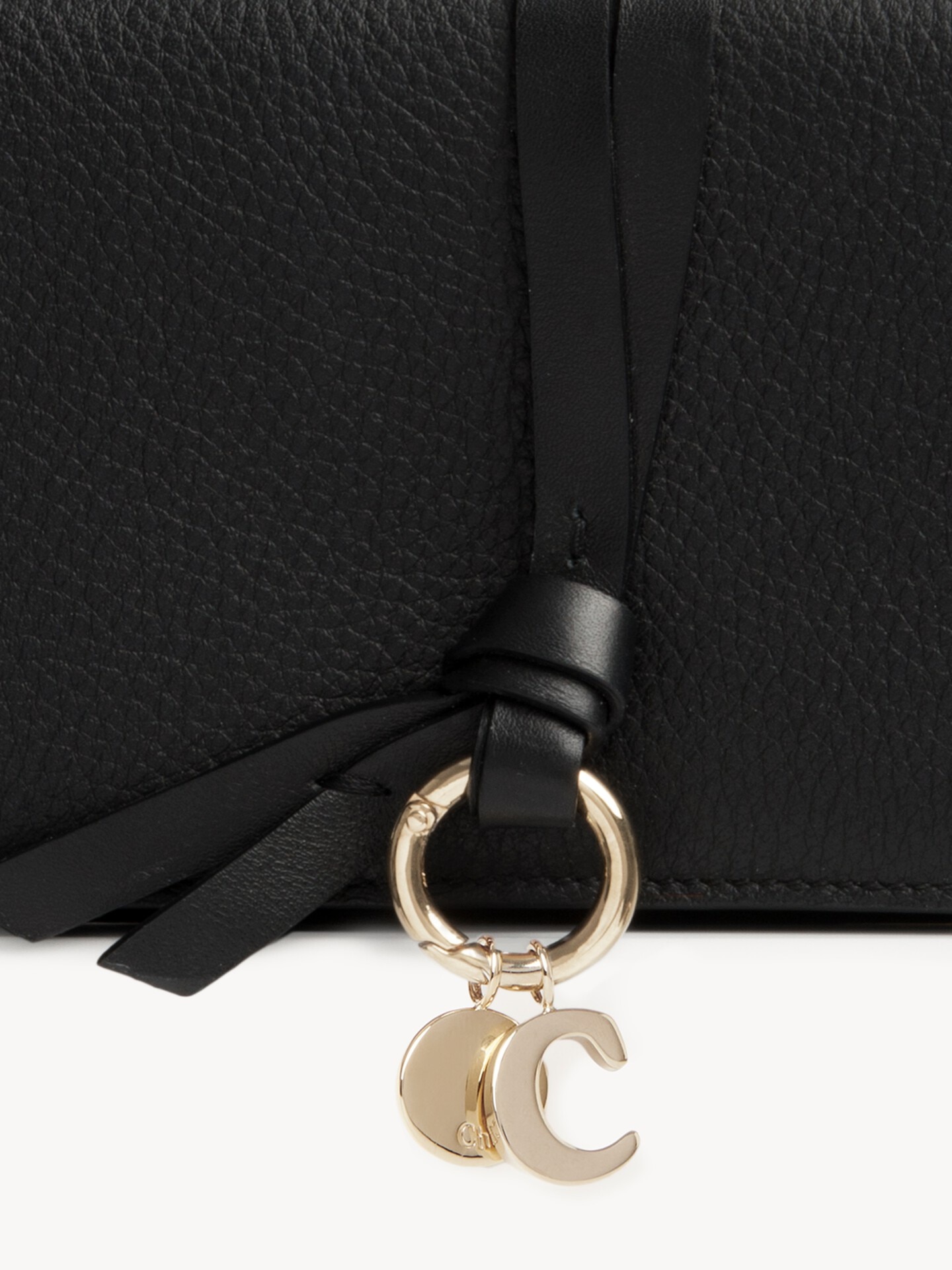 Alphabet Brieftasche aus genarbtem Leder mit &Uuml;berschlag - 4