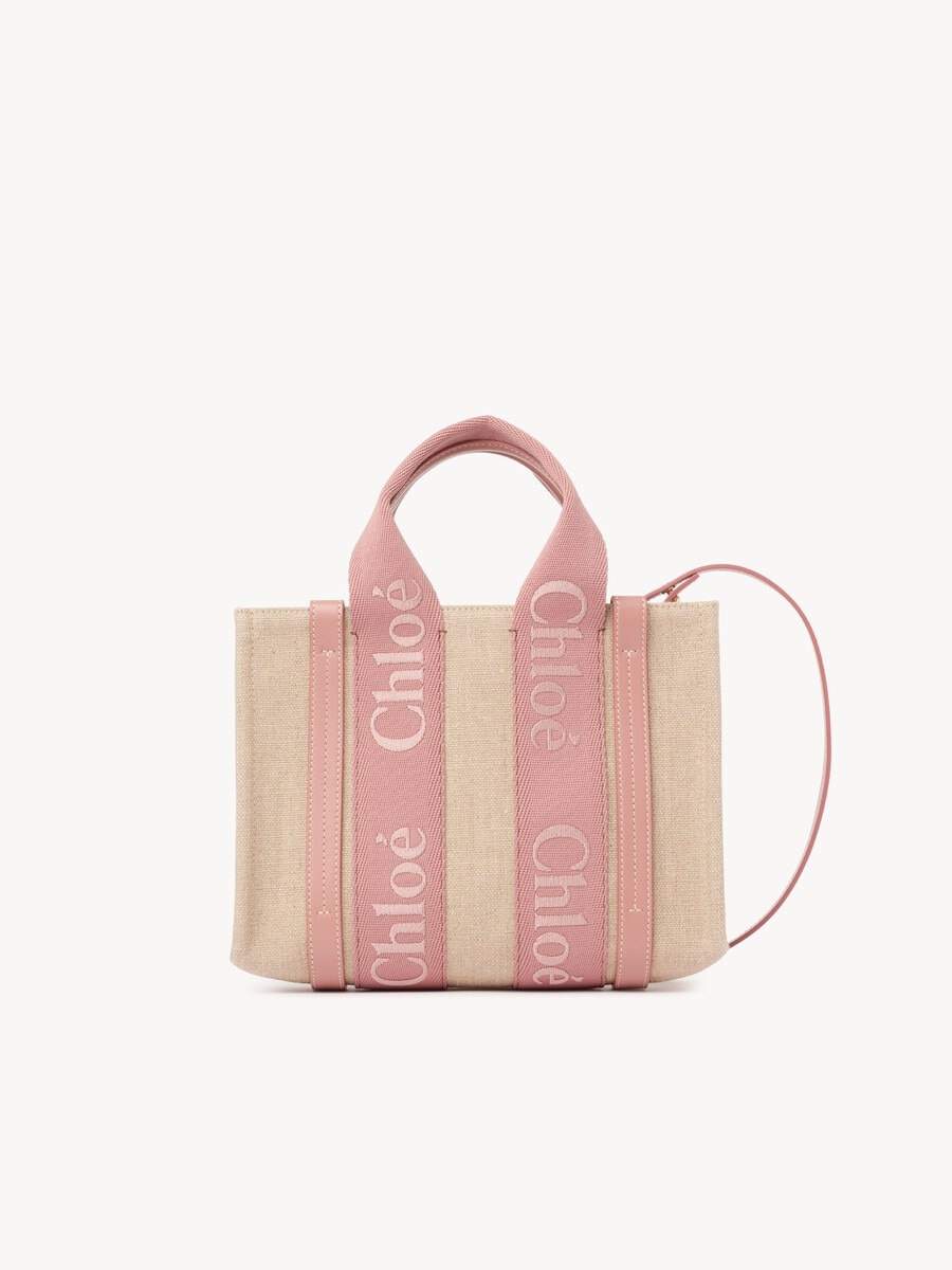 Petit sac cabas Woody en toile de lin - 2