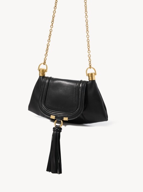 Mini Marcie Foulard chain bag in soft leather