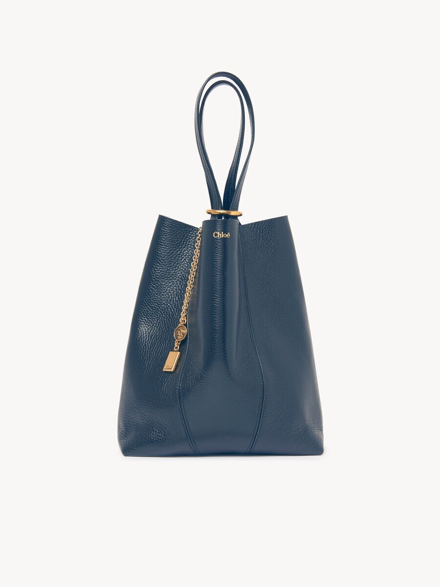 Chlo&eacute; Spin tote bag in grained leather - 2