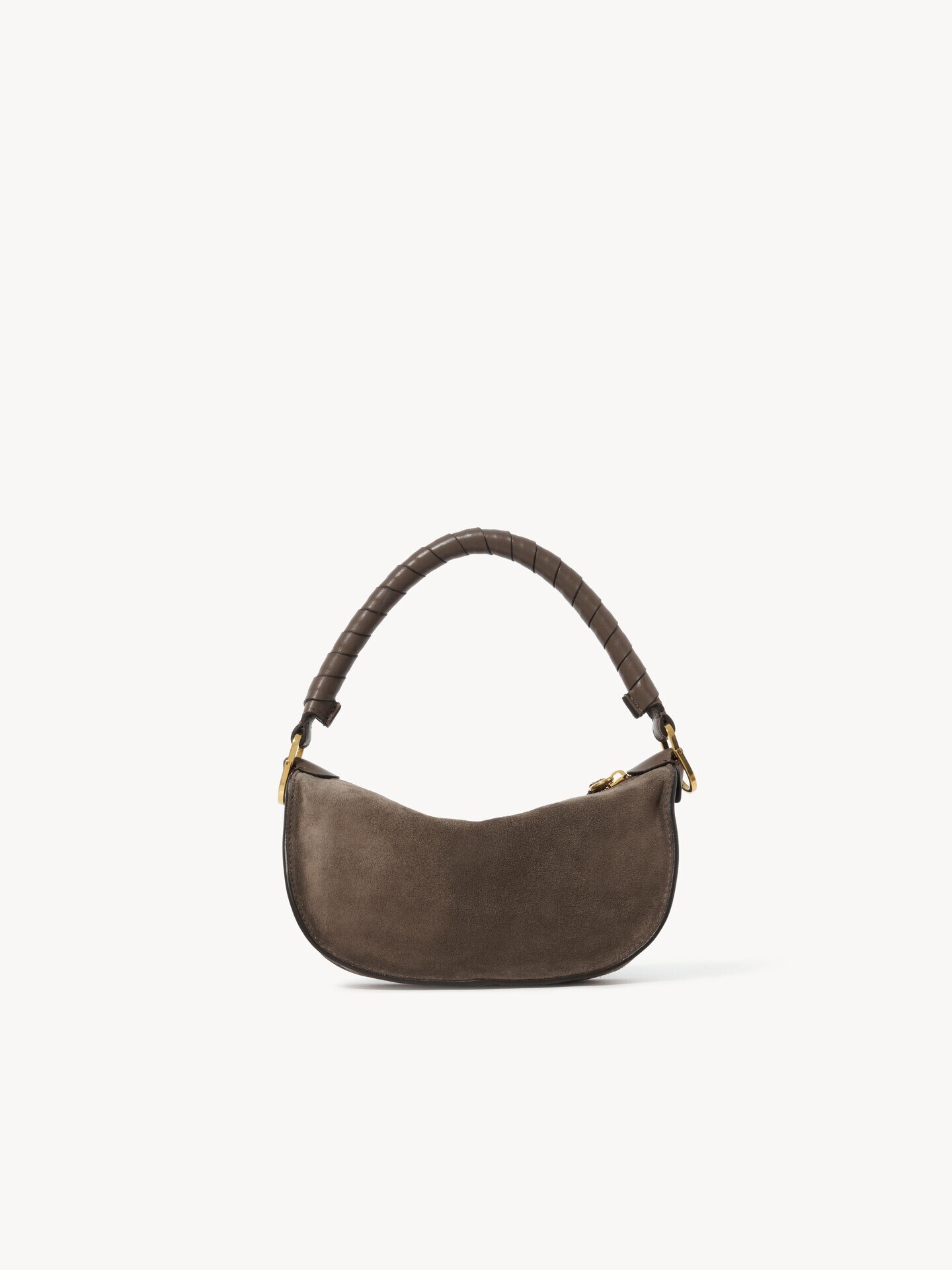 Mini Marcie shoulder bag in suede leather - 5.0