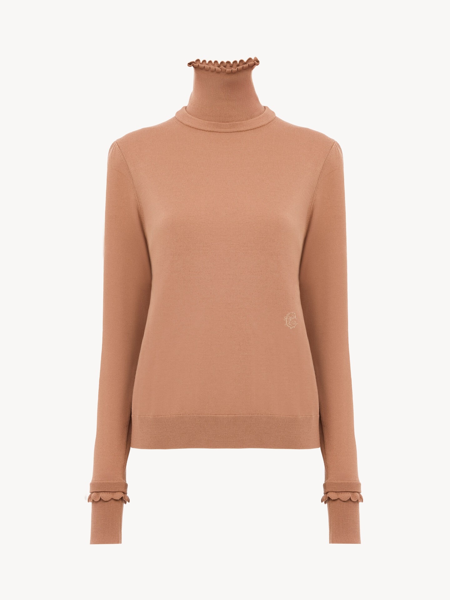Turtleneck sweater in a merino wool knit - 2