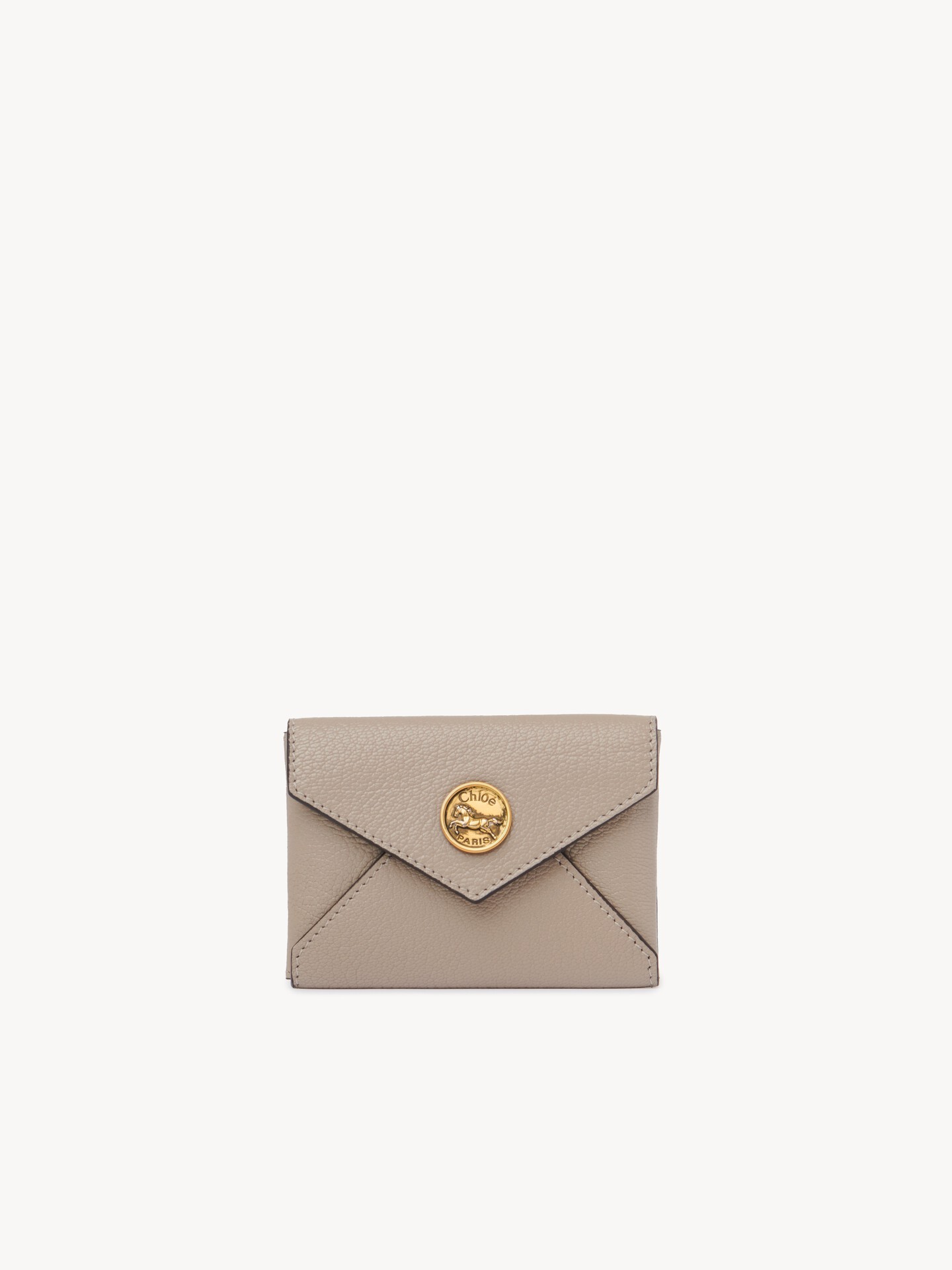 Envelope card holder in grained leather - 1.0