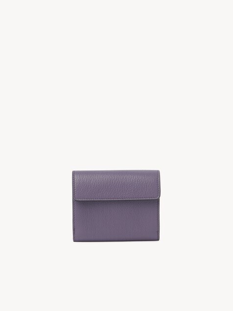 Small Envelope tri-fold in grained leather