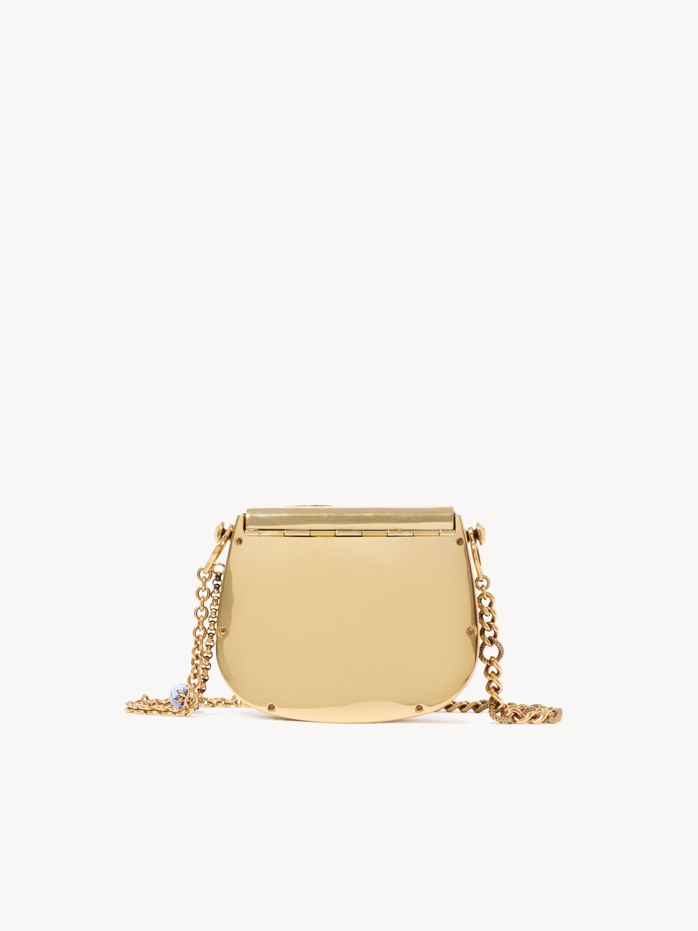 Souvenir Treasures Flap minaudi&egrave;re in brass - 4.0