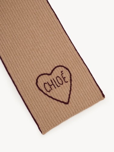 The Chlo&eacute; Encoeur scarf in wool & cashmere - 3