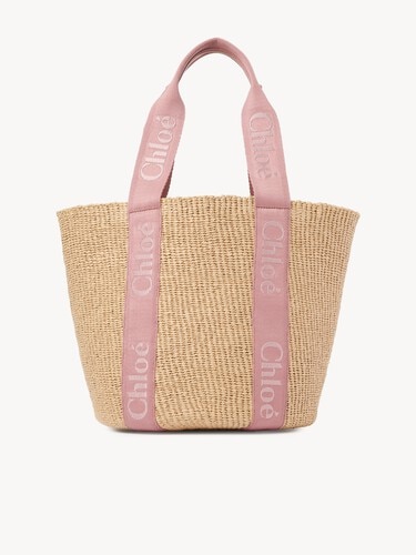 Large Woody basket in natural fibers - 2