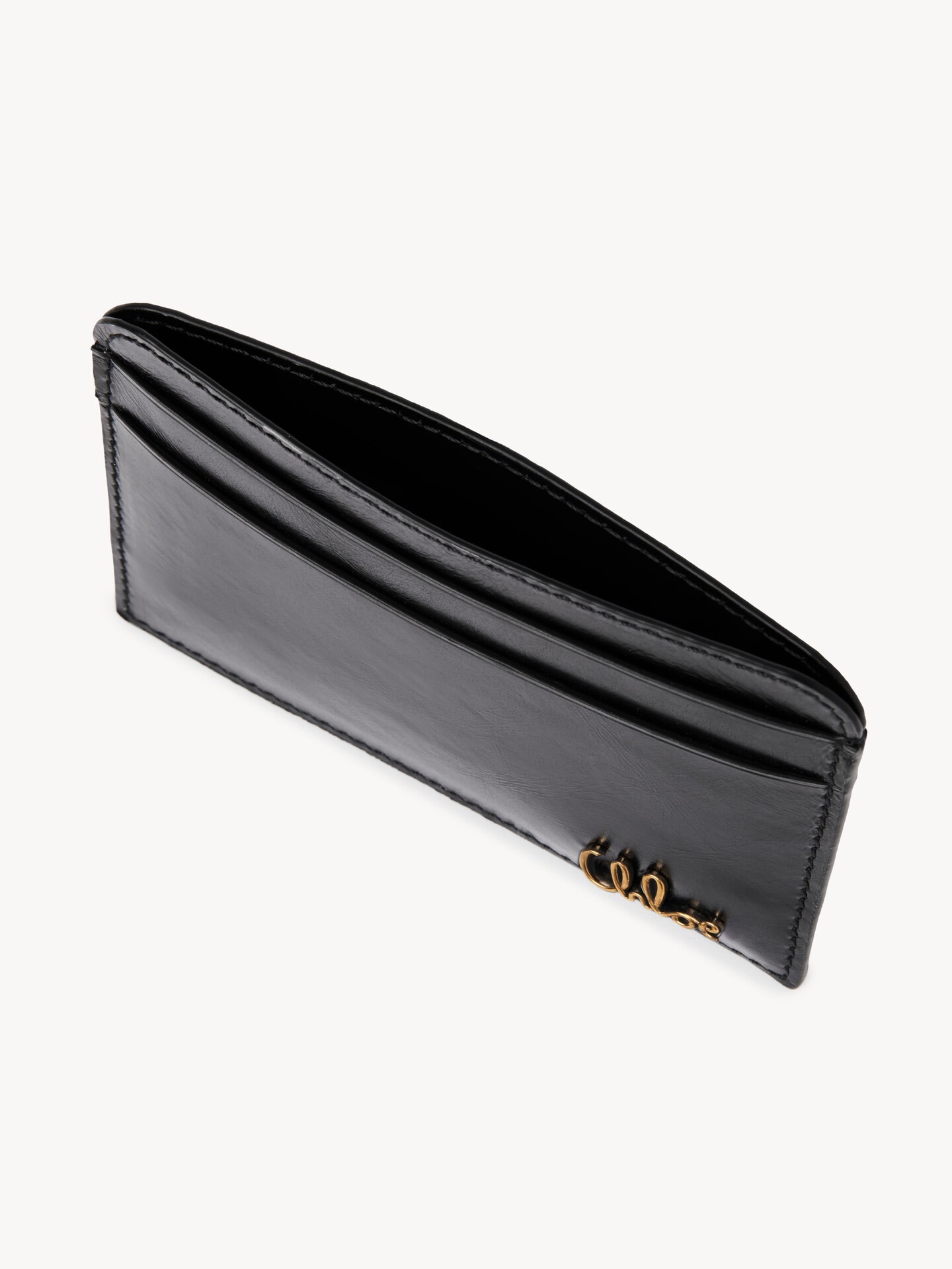 Chloé Iconic card holder in shiny leather - 4