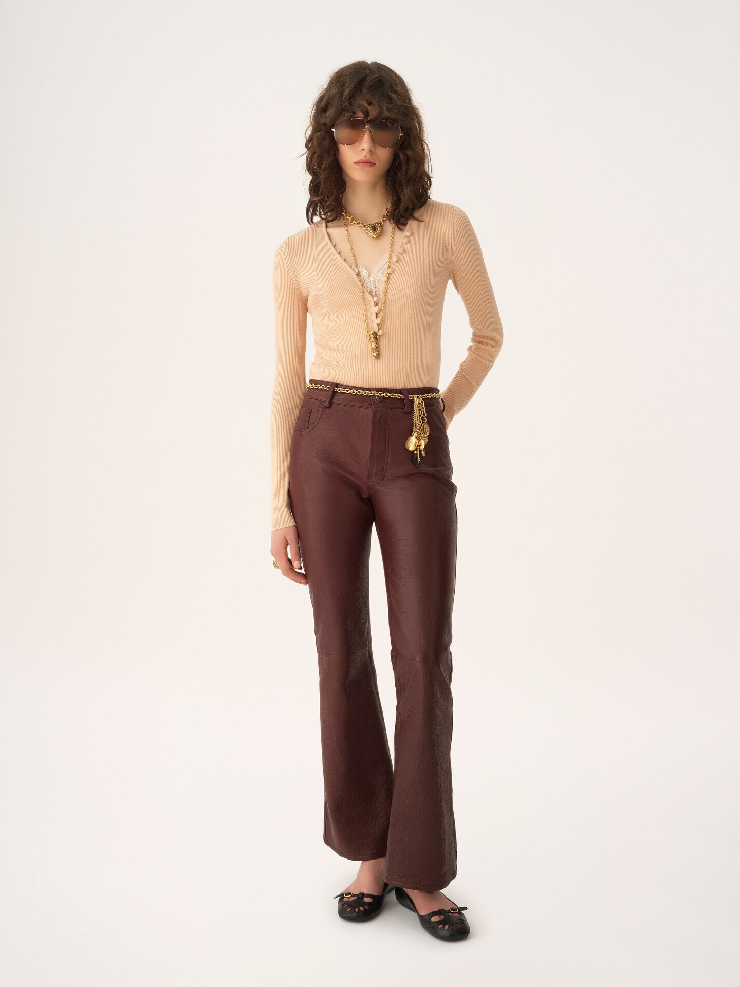 Camisa Henley de punto de lana merina - 2