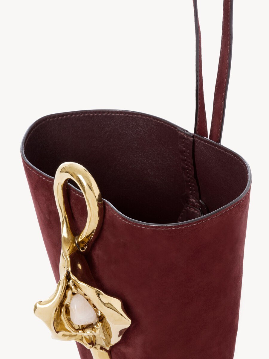 Kleine Eden Treasures Beuteltasche aus Wildleder f&uuml;r das Handgelenk - 6