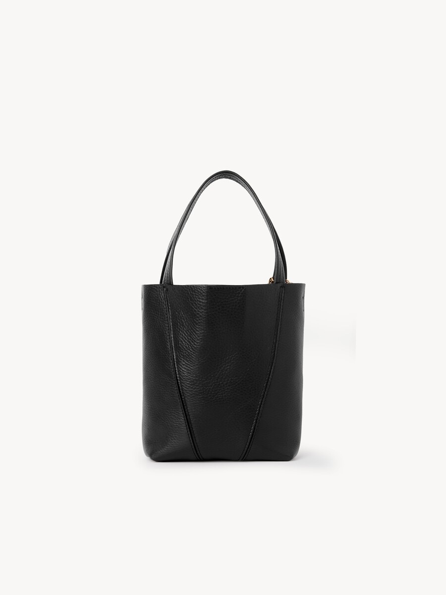 Bolso tote peque&ntilde;o Chlo&eacute; Spin de cuero granulado - 4