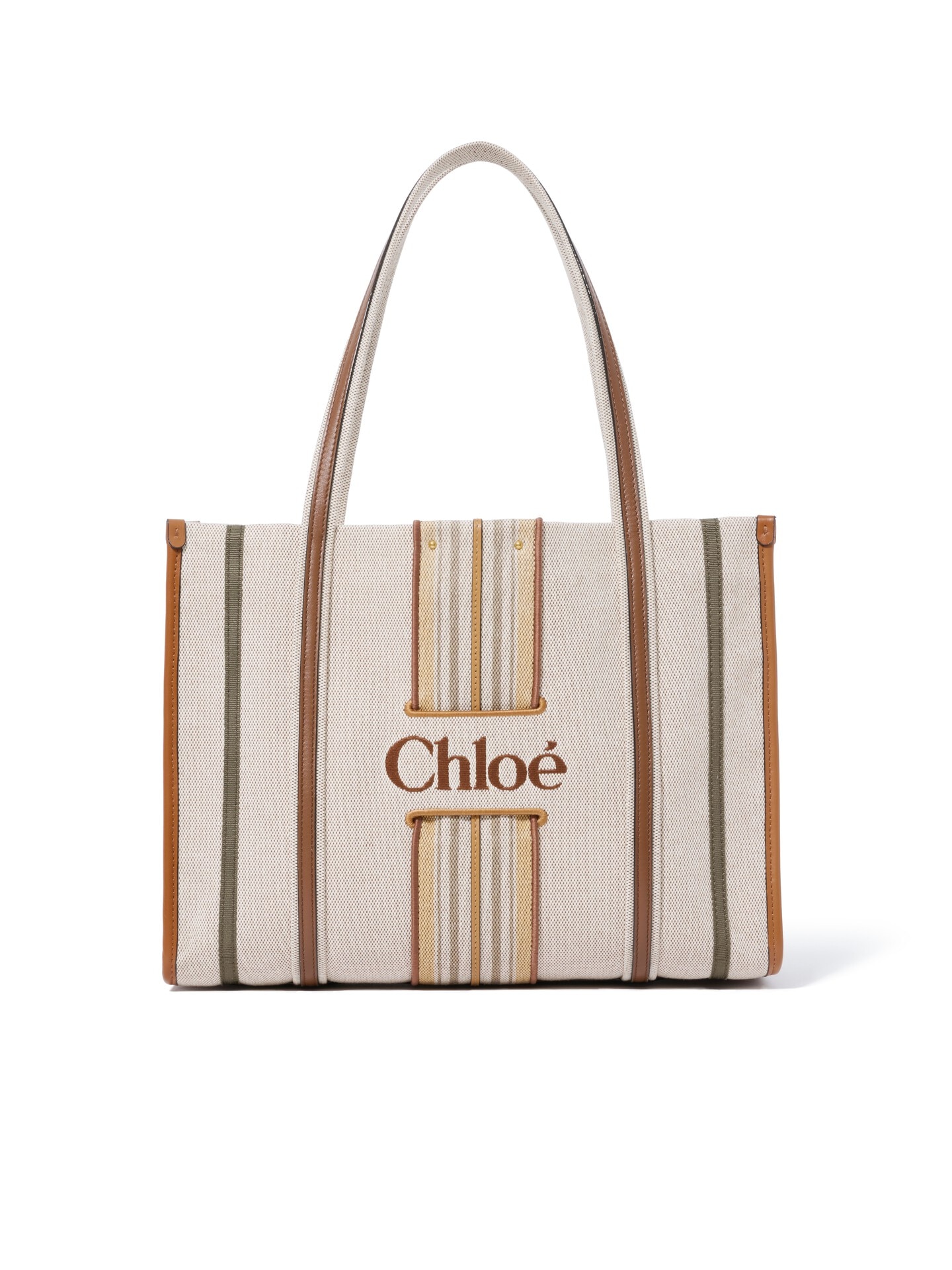 キャンバス製Woody Loopトートバッグ ピンク - Chloé