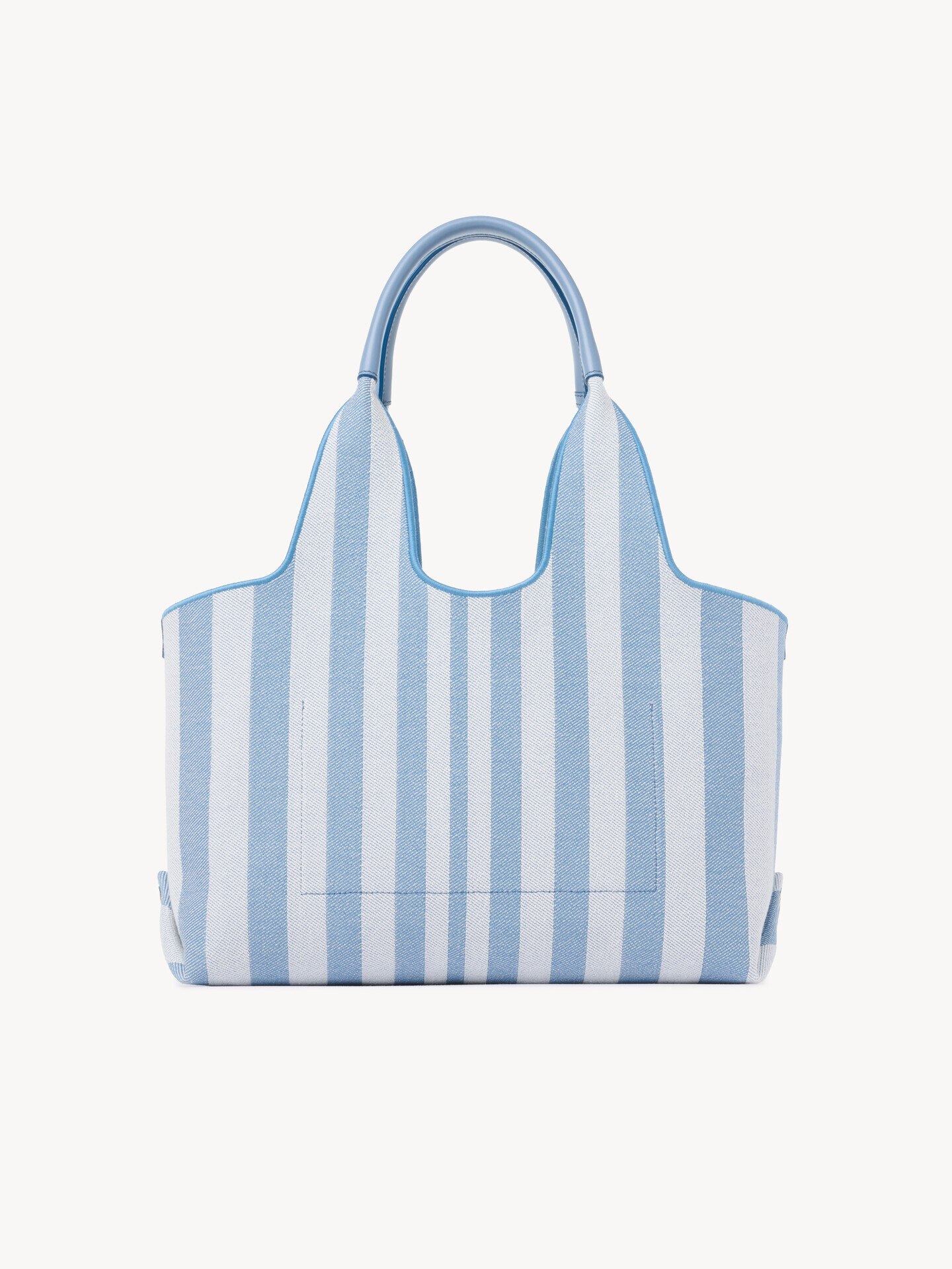 Chlo&eacute; Stripy east-west tote bag in jacquard - 6