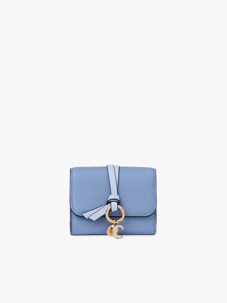 Small Alphabet tri-fold in grained leather - 2