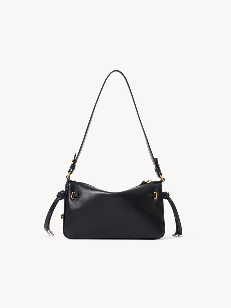 Mini Paddington Sling pouch with strap in soft leather - 5