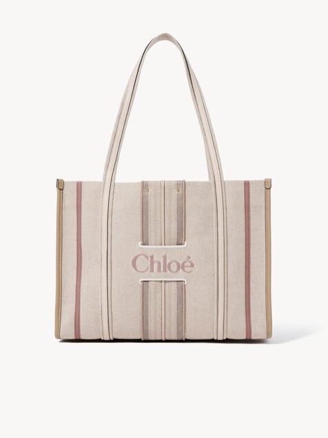 Woody Loop tote bag in canvas