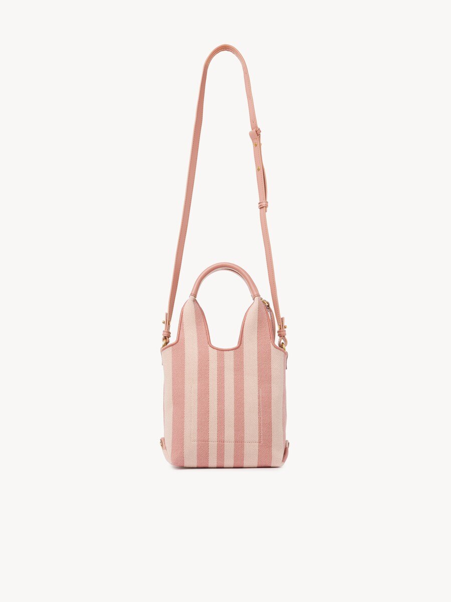 Mini Chlo&eacute; Stripy tote bag in jacquard - 5
